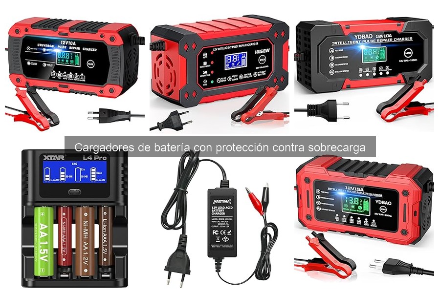 Instrucciones para usar cargadores de batería seguros