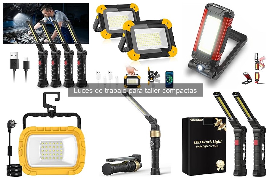 Luces de trabajo compactas: qué son y sus usos