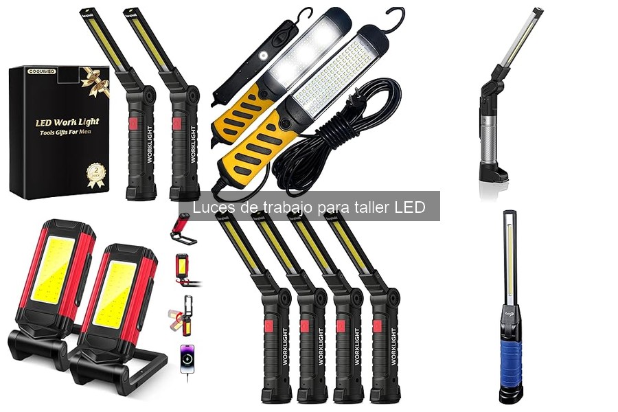 Luces de Trabajo LED para Taller: Características y Beneficios