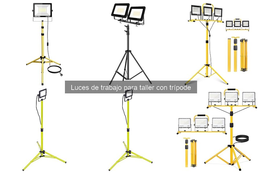 Luces de trabajo para taller con trípode: ¿Qué son y para qué sirven?