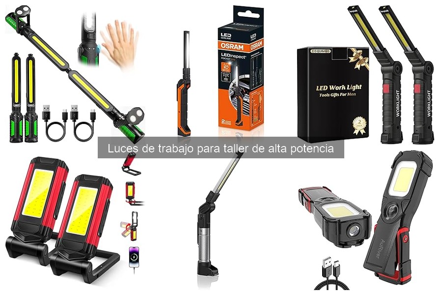 Luces de Trabajo para Taller de Alta Potencia: ¿Qué Son?