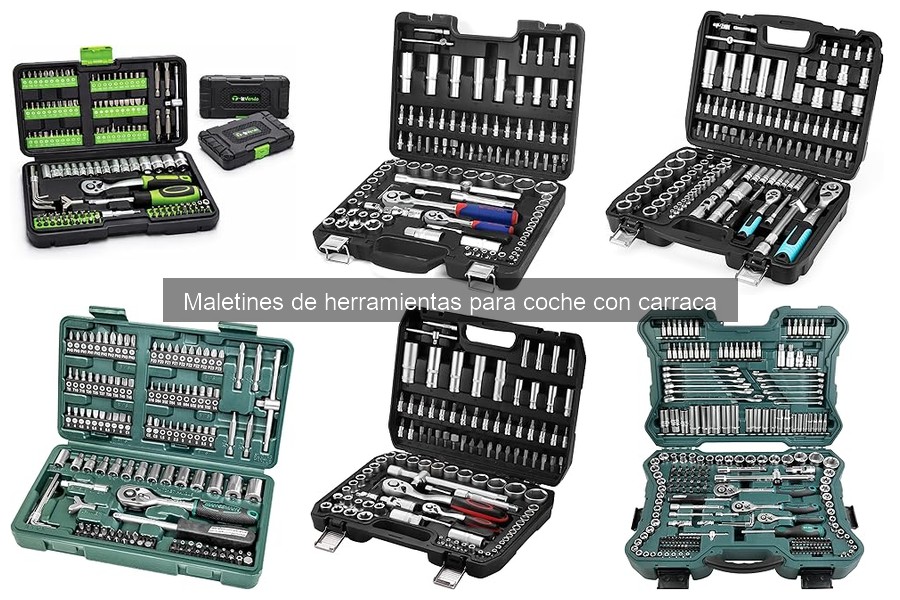Mantenimiento de maletines de herramientas para coche con carraca