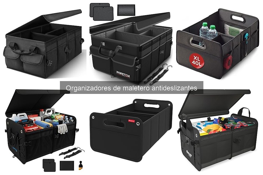 Mantenimiento de organizadores de maletero antideslizantes