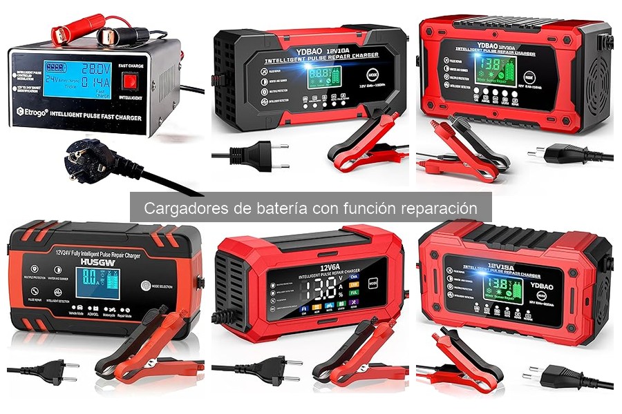 Mantenimiento del Cargador de Batería con Reparación