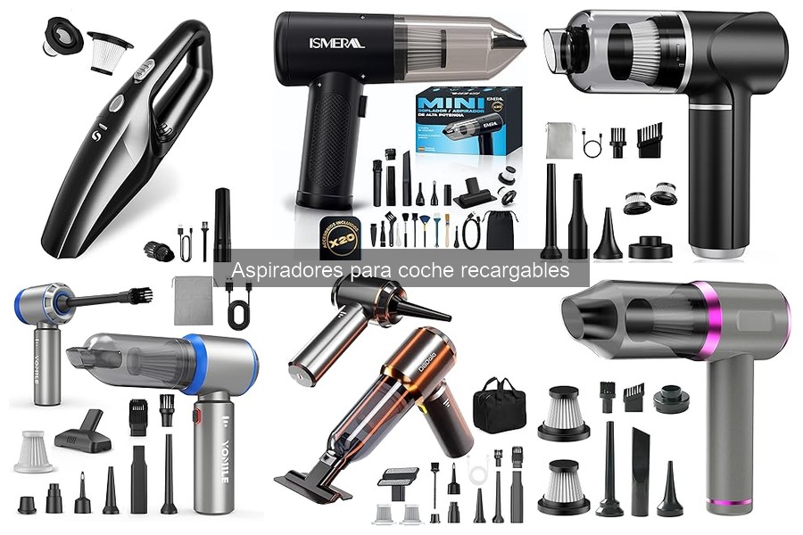 Mantenimiento eficaz de aspiradores recargables para coche