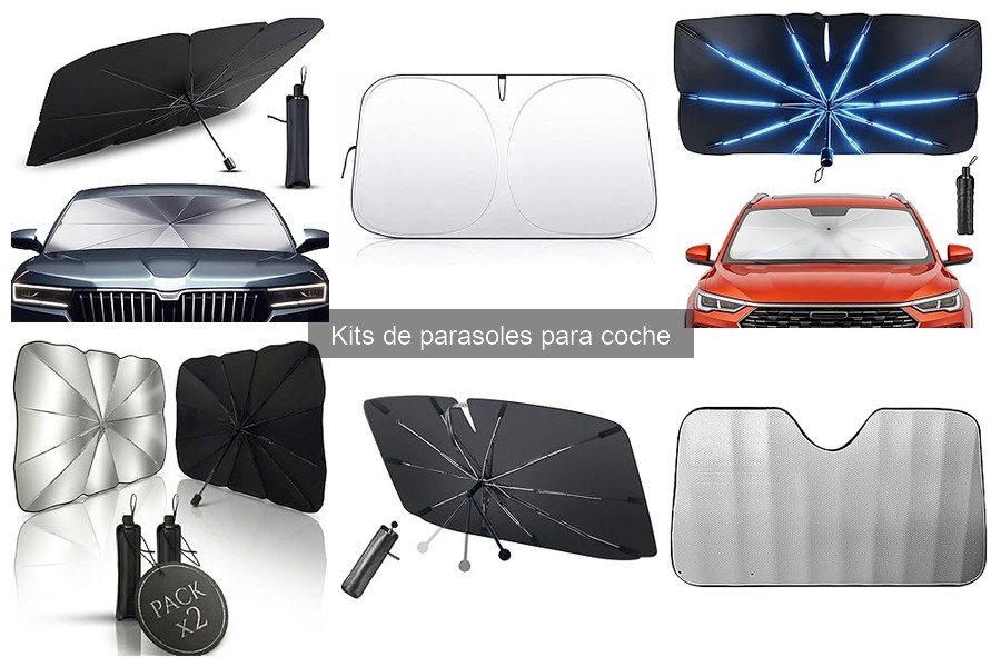 Mantenimiento y limpieza de kits de parasoles para coche