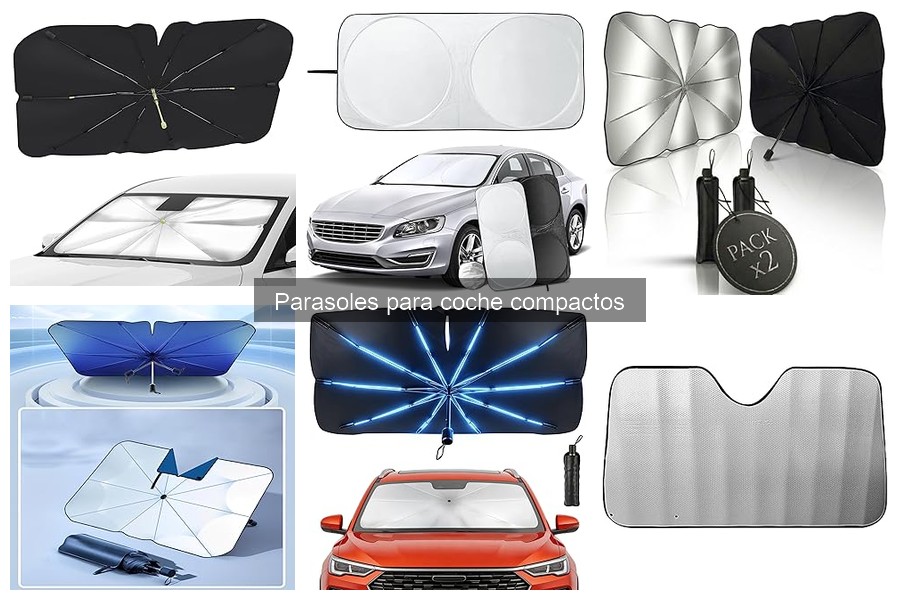 Mantenimiento y limpieza de parasoles para coche compactos