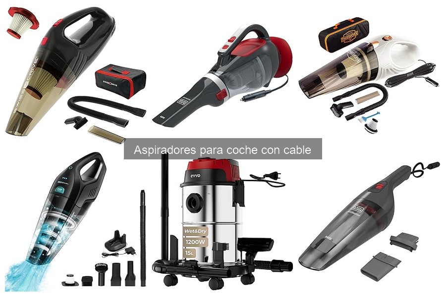 Mejores accesorios para aspiradores de coche con cable
