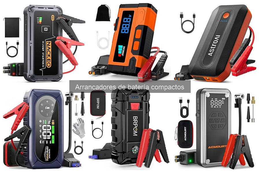 Mejores arrancadores de batería compactos para coches pequeños