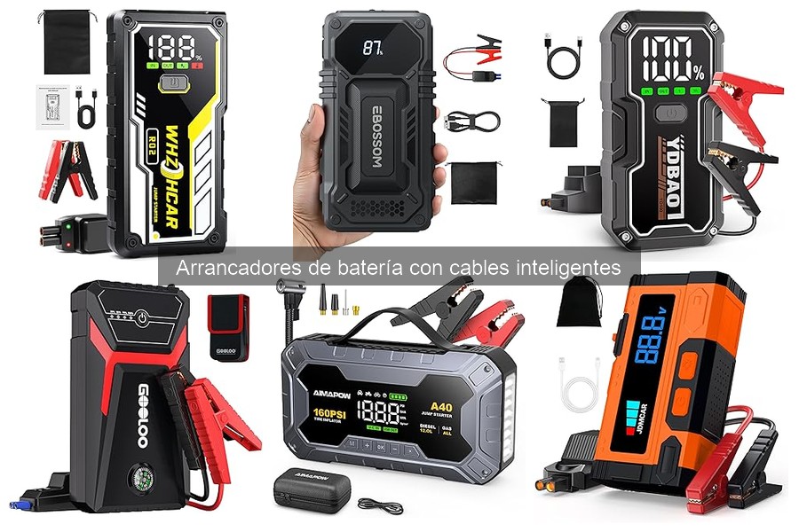 Mejores arrancadores de batería con cables inteligentes