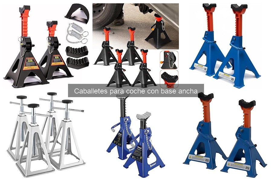 Mejores caballetes para coche con base ancha en 2023