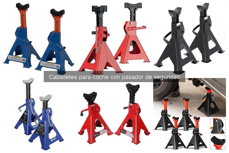 Mejores caballetes para coche con pasador de seguridad 2023