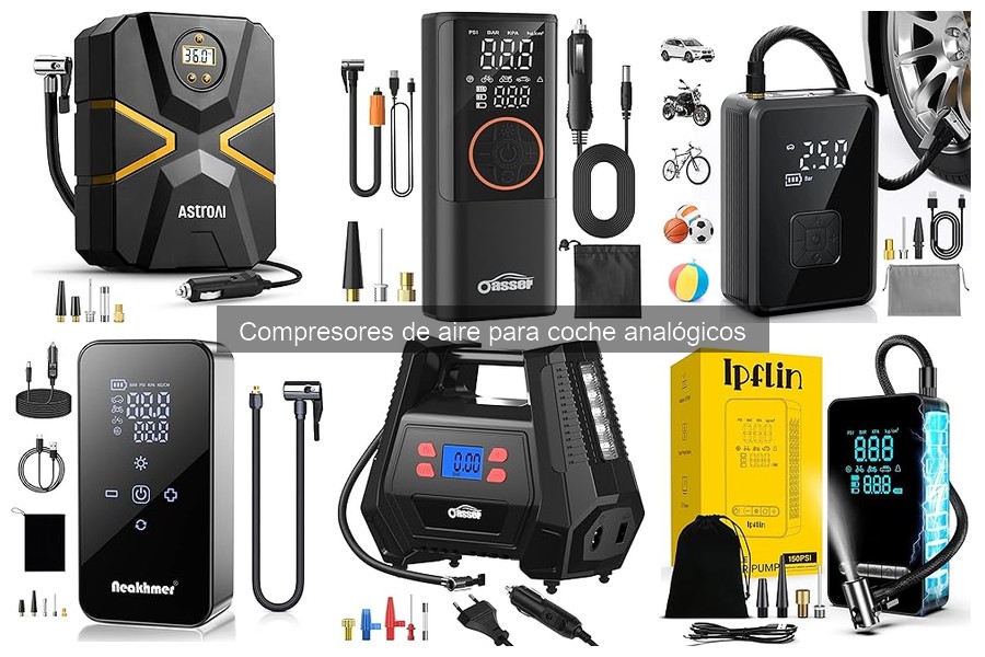 Mejores compresores de aire analógicos para coches en 2023