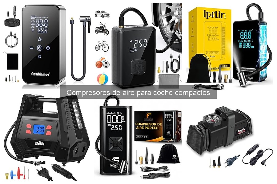 Mejores compresores de aire compactos para coche en 2023