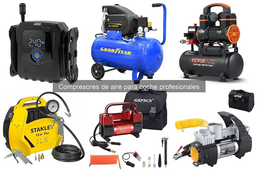 Mejores compresores de aire para coches profesionales 2023