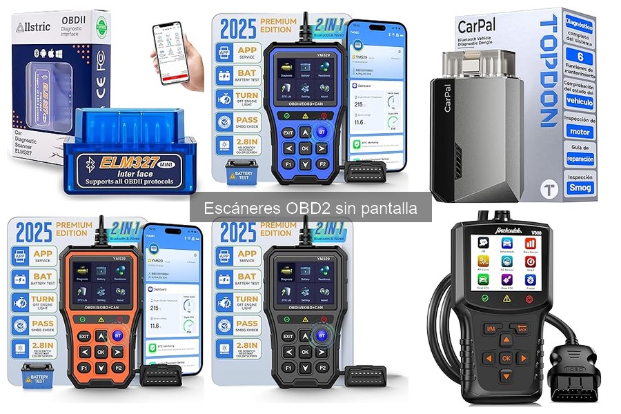 Mejores escáneres OBD2 sin pantalla para principiantes