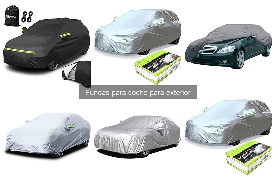 Mejores fundas para coche para clima extremo: comparativa 2023