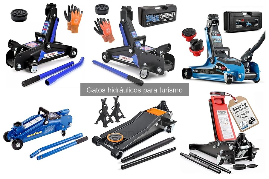 Mejores gatos hidráulicos para automóviles: tamaño y capacidad