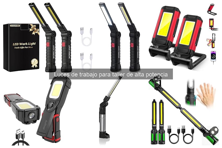 Mejores luces de trabajo para talleres mecánicos