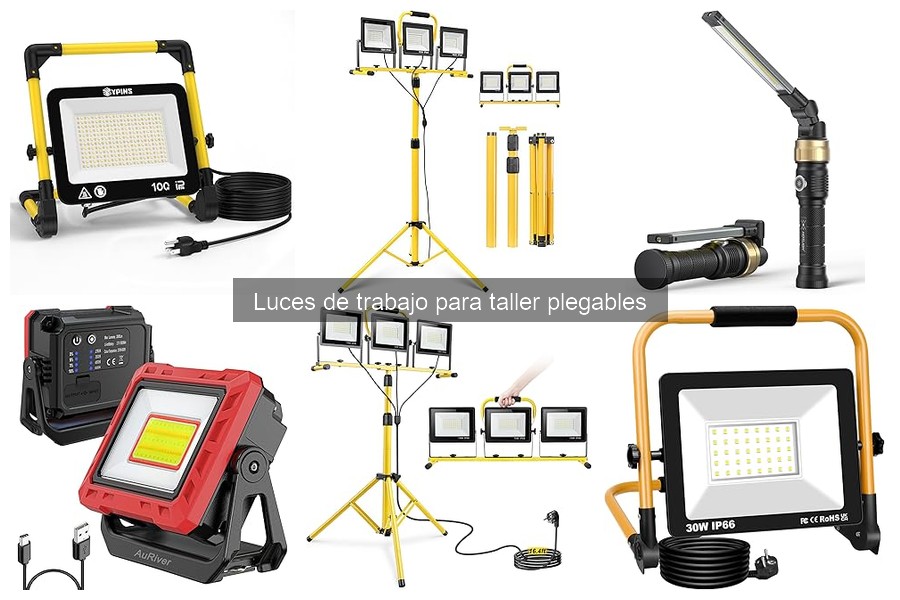 Mejores luces de trabajo plegables para mecánicos en 2023