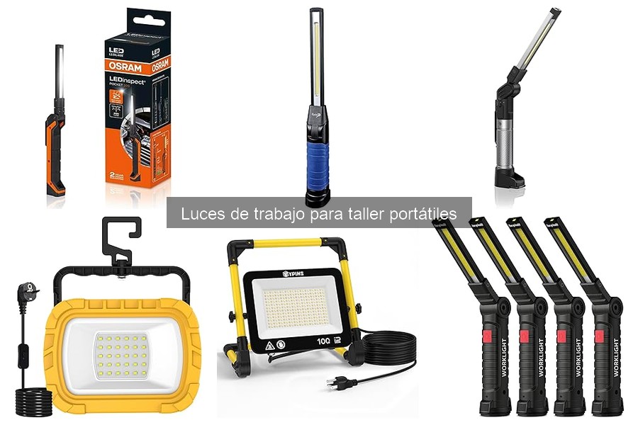 Mejores marcas de luces de trabajo portátiles para taller