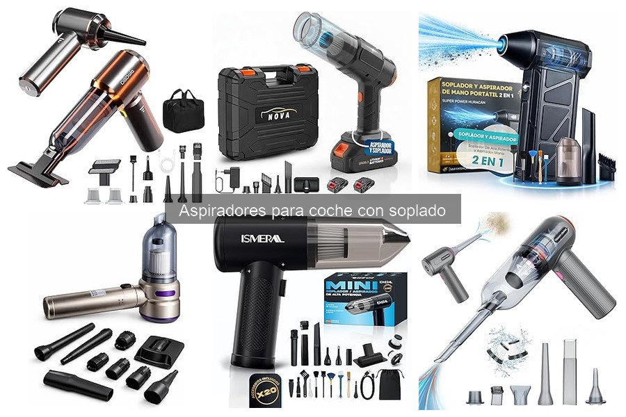 Mejores Ofertas de Aspiradores para Coche con Soplado