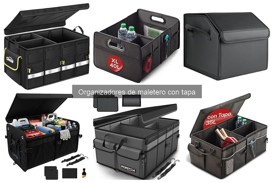 Mejores organizadores de maletero con tapa para viajes largos