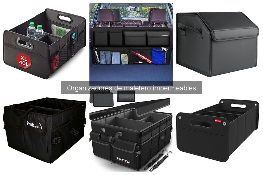 Mejores organizadores de maletero impermeables 2023