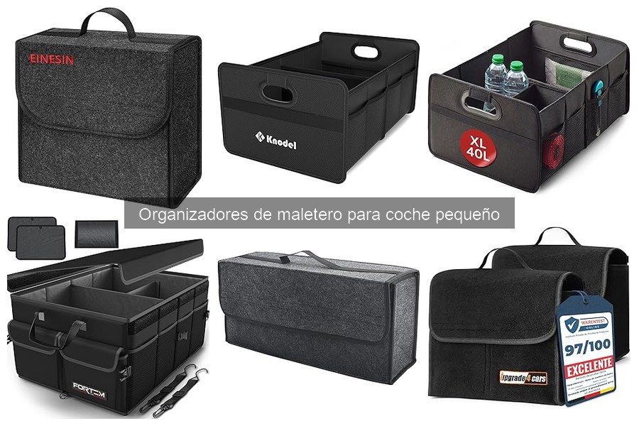 Mejores organizadores de maletero para coches pequeños
