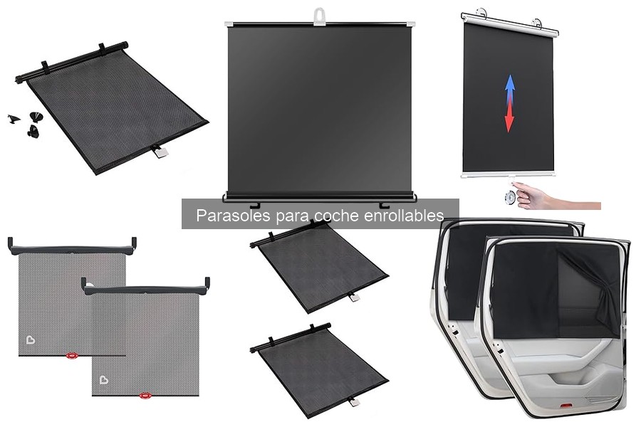 Mejores parasoles enrollables para coche en 2023