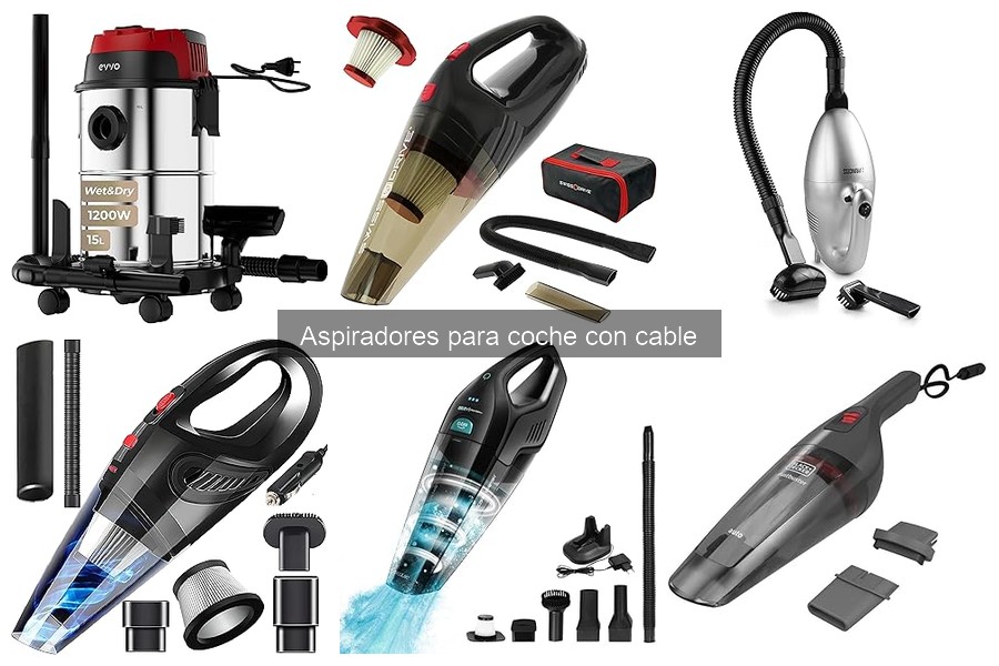 Opiniones sobre aspiradores para coche con cable: Resúmenes de usuarios