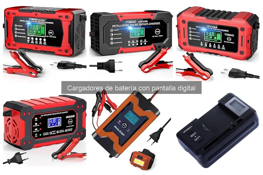 Opiniones sobre cargadores de batería con pantalla digital
