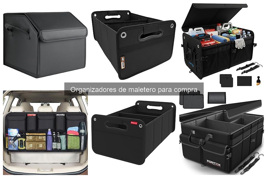 Opiniones sobre organizadores de maletero: Einesin, Praknu, y más