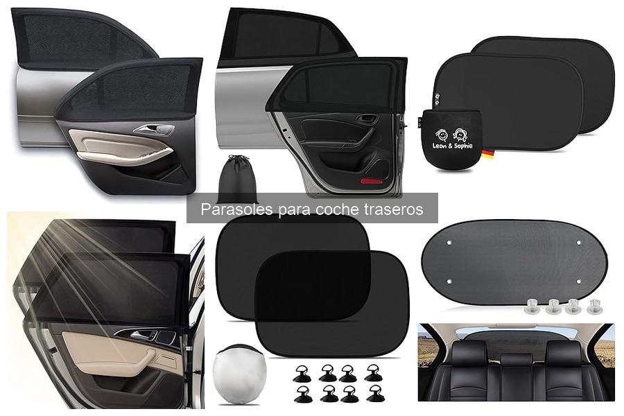 Opiniones sobre parasoles para coche traseros: Comparativa 2023