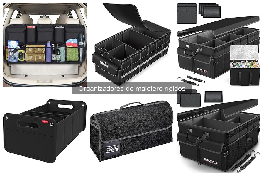 Organizador de maletero rígido para viajes: mejores opciones