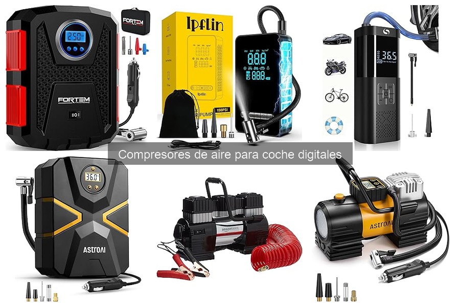 Precio promedio de compresores de aire digitales para coche