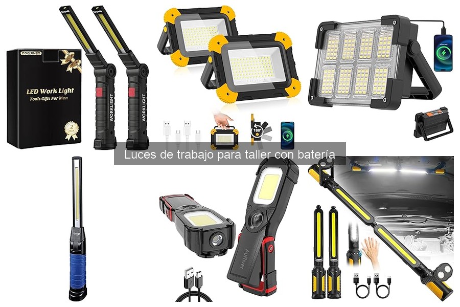 Problemas Comunes con Luces de Trabajo para Taller con Batería