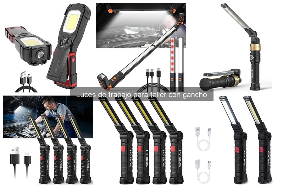 Problemas comunes con luces de trabajo para taller con gancho