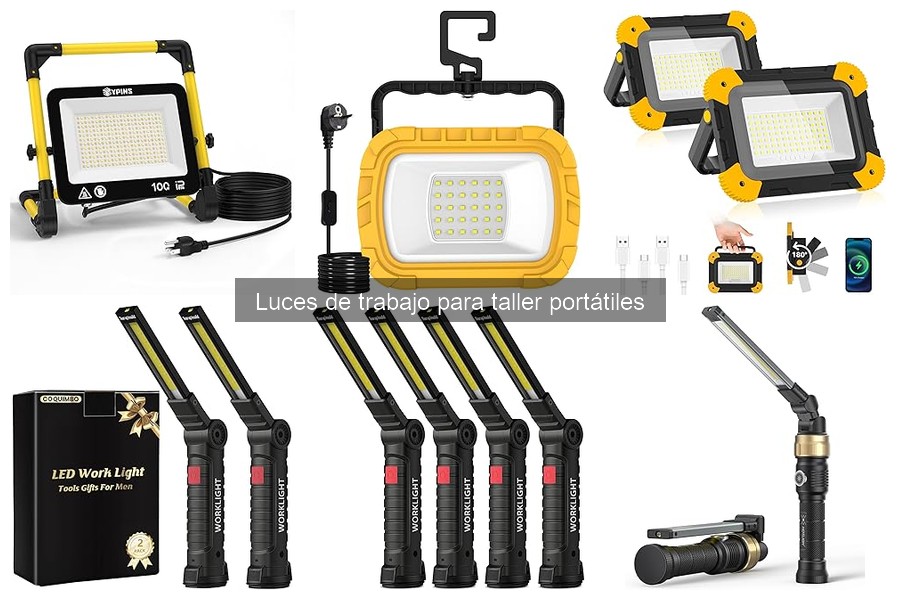 Problemas comunes con luces de trabajo portátiles y sus soluciones