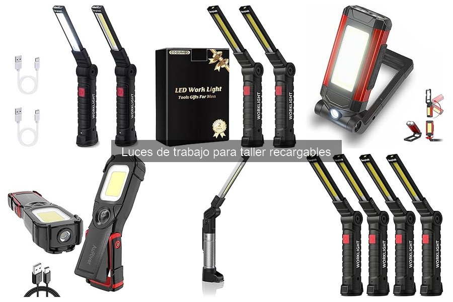 Problemas comunes con luces de trabajo recargables y soluciones