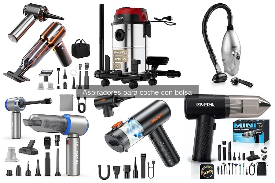 ¿Qué es un aspirador para coche con bolsa? Características y usos