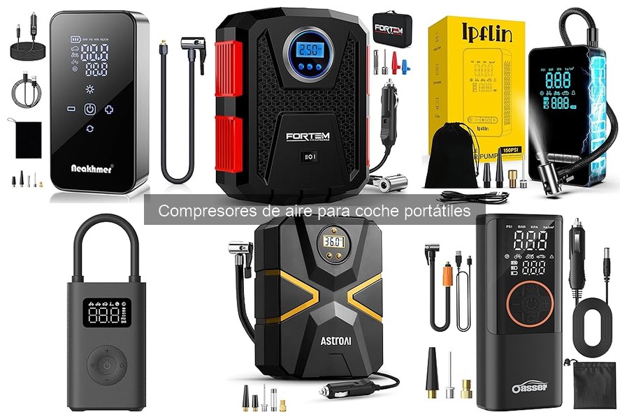 Qué es un compresor de aire portátil para coche