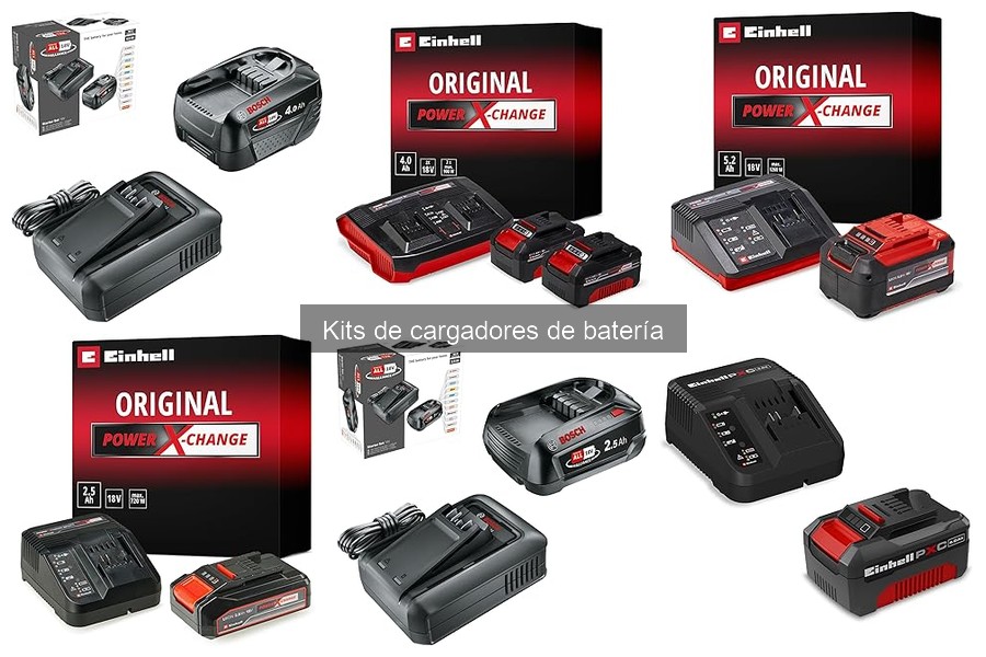 ¿Qué es un kit de cargadores de batería y cómo funciona?