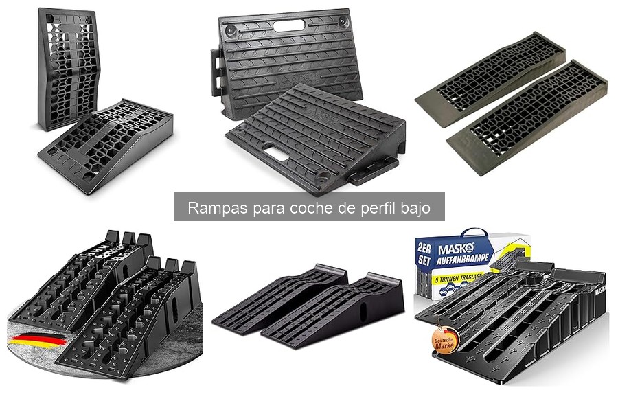Qué son las rampas para coche de perfil bajo y sus características