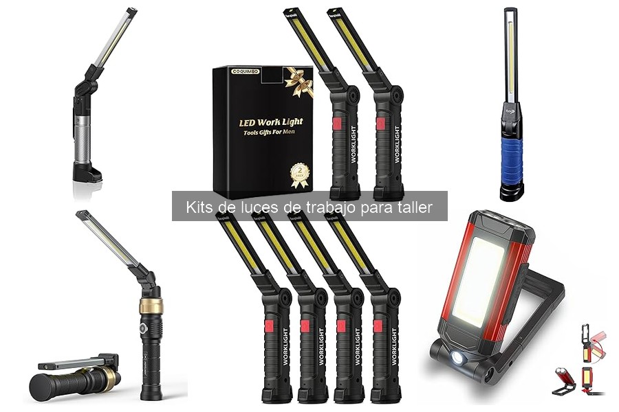 ¿Qué son los kits de luces de trabajo para taller?
