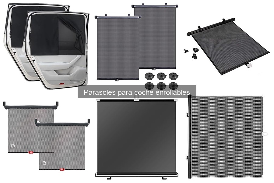 ¿Qué son los parasoles enrollables para coche?