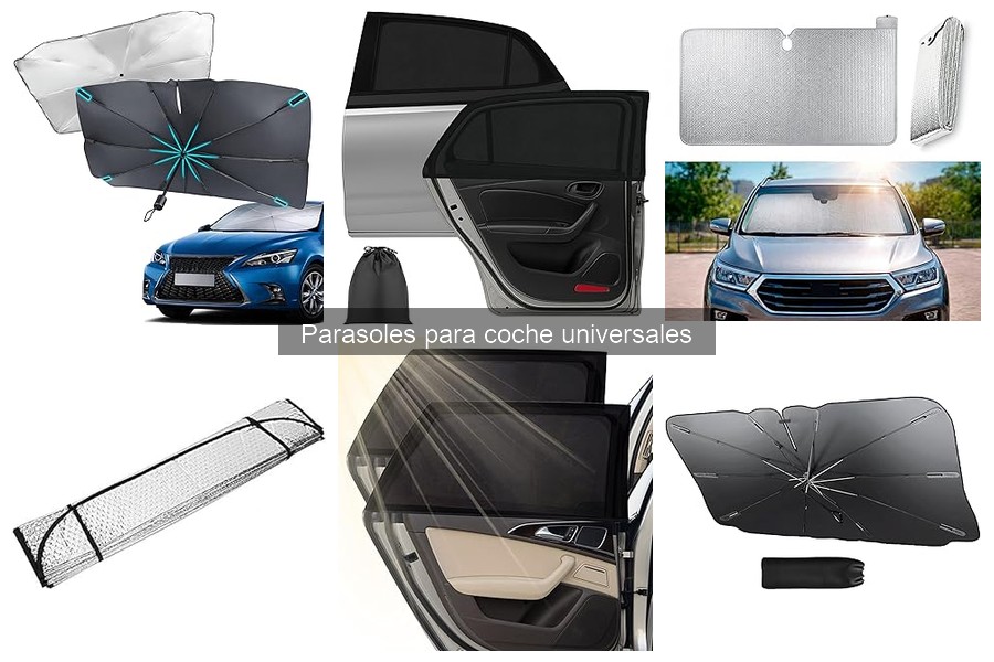 ¿Qué son los parasoles para coche universales?