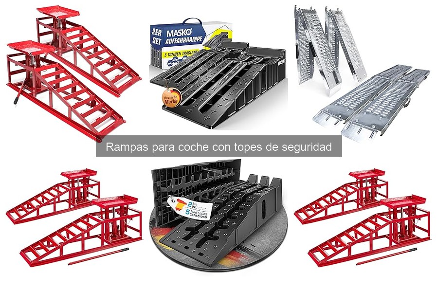 Rampas para coche con topes de seguridad: ¿son adecuadas para eléctricos?