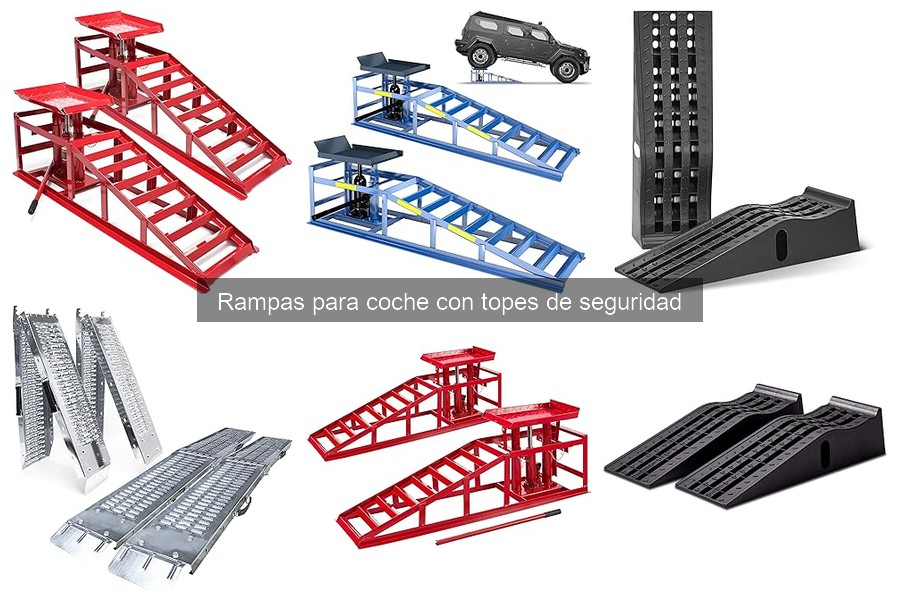 Rampas para coche con topes de seguridad: ¿Son necesarias?