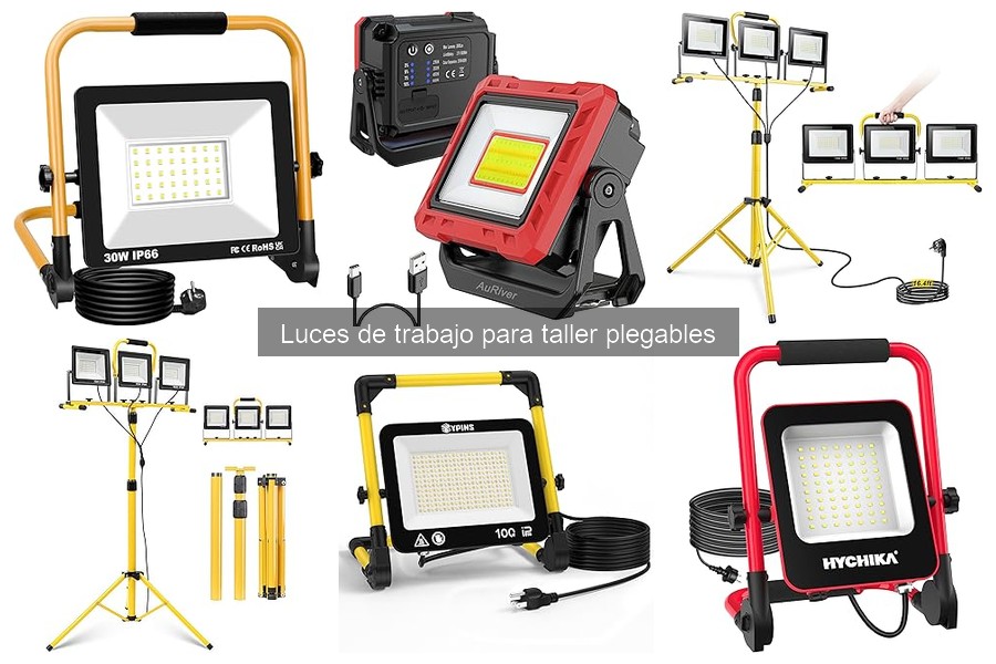Soluciones a Problemas Comunes de Luces de Trabajo Plegables